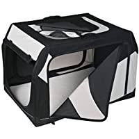 Los mejores  - TRIXIE Transportines y Jaulas - Jaula Nylon Plegable Coche- Vario- L- 99 x 67 x 71-61 cm